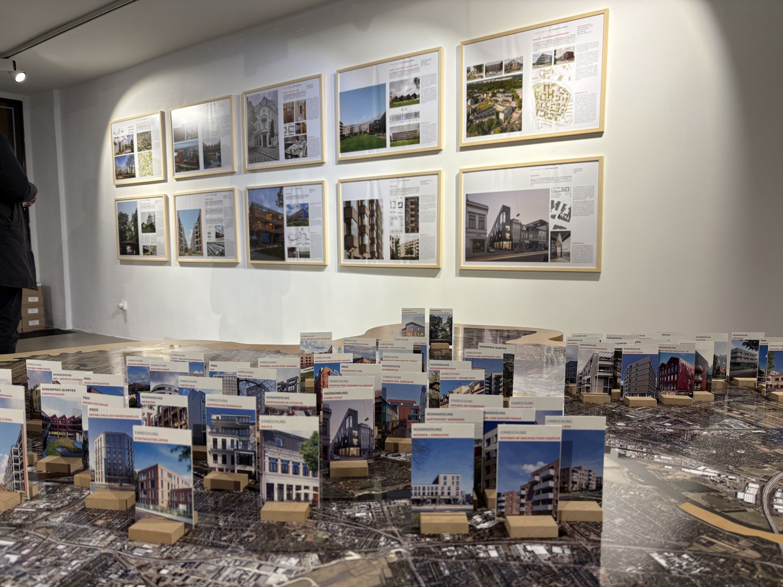 Ausstellung zum Bremer Wohnbaupreis im Bremer Zentrum für Baukultur